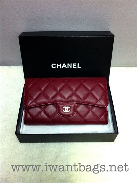 chanel red wallet caviar|Chanel Wallets & Card Holders .